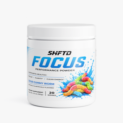 SHFTD™ Focus Performance Powder - Sour Gummy Worm