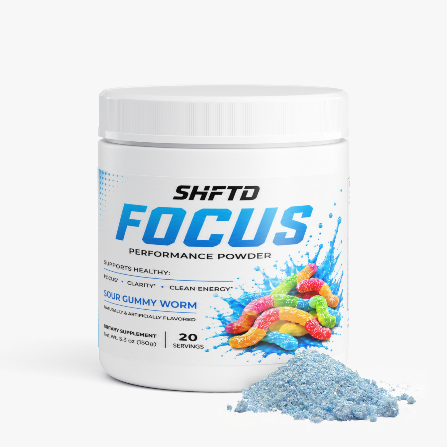 SHFTD™ Focus Performance Powder - Sour Gummy Worm