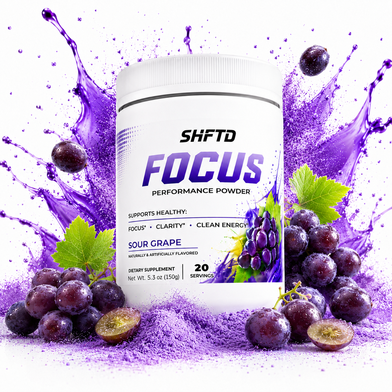 SHFTD™ Focus Performance Powder - Sour Grape