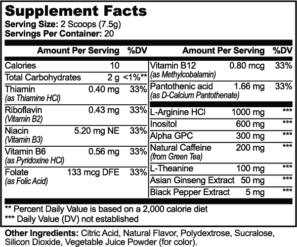 SHFTD™ Focus Performance Powder – Sour Grape